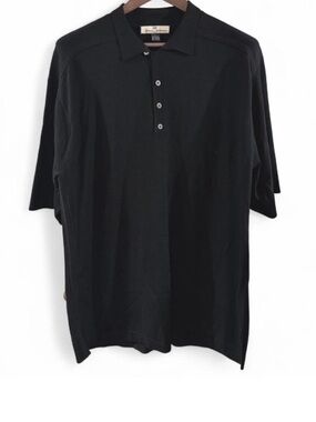VTG Men’s Tommy Bahama Black Polo Shirt Size Large